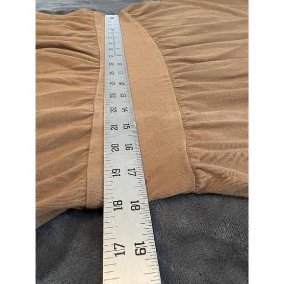 Everlane Women's Organic Cotton Dolman Sleeve Midi T-shirt Dress XL Brown - Picture 8 of 8